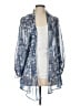 Zoa 100% Polyester Blue Kimono Size L - photo 1