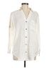 Zara Ivory Long Sleeve Button-Down Shirt Size M - photo 1