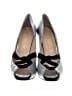 Claudia Ciuti 100% Leather Metallic Silver Heels Size 7 1/2 - photo 2