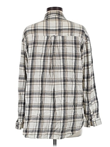 American Eagle Outfitters Long Sleeve Button-Down Shirt (view 2)