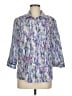 Alia Stripes Blue 3/4 Sleeve Blouse Size M (estimated) - photo 1