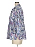 Alia Stripes Blue 3/4 Sleeve Blouse Size M (estimated) - photo 5