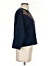 Moth 100% Viscose Blue 3/4 Sleeve Top Size S - photo 4
