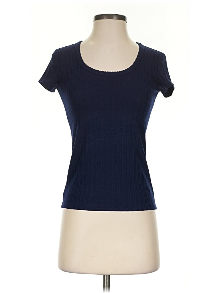Pre-owned Laura Ashley Short Sleeve T-shirt In Blue