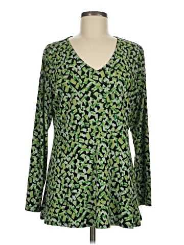 Susan Graver Long Sleeve Blouse (view 1)