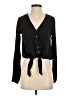 Divided by H&M 100% Polyester Black Long Sleeve Blouse Size 4 - photo 1