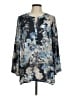 Soft Surroundings 100% Polyester Gray 3/4 Sleeve Blouse Size M - photo 1