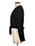 Divided by H&M 100% Polyester Black Long Sleeve Blouse Size 4 - photo 5