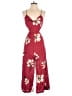 Re:named 100% Rayon Floral Red Jumpsuit Size S - photo 1