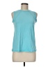 Sofibella Teal Sleeveless T-Shirt Size M - photo 1