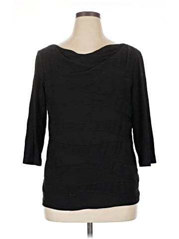 Ann Taylor Factory 3/4 Sleeve T-Shirt (view 1)
