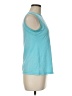 Sofibella Teal Sleeveless T-Shirt Size M - photo 4