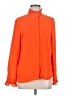 CeCe 100% Polyester Orange Long Sleeve Blouse Size M - photo 1