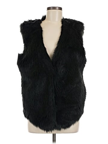 BCBGeneration Faux Fur Vest (view 1)
