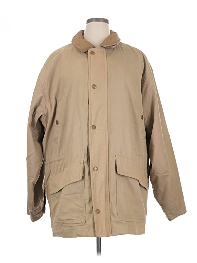 Pre-owned London Fog Raincoat In Tan