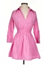 Zara Pink 3/4 Sleeve Button-Down Shirt Size S - photo 1