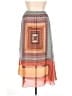 One World 100% Polyester Print Orange Casual Skirt Size XL - photo 2