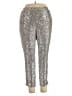 Cable & Gauge Metallic Silver Casual Pants Size XL - photo 1