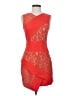 BCBGMAXAZRIA 100% Polyester Red Cocktail Dress Size 0 - photo 1