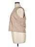 Express 100% Polyester Tan Sleeveless Blouse Size XL - photo 5