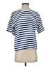 Pull&Bear Stripes Blue Short Sleeve T-Shirt Size XS - photo 1