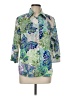 Alia 100% Cotton Paisley Green 3/4 Sleeve Blouse Size M (estimated) - photo 1