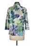Alia 100% Cotton Paisley Green 3/4 Sleeve Blouse Size M (estimated) - photo 2