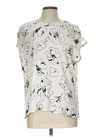 Ann Taylor Factory Short Sleeve Blouse (view 1)