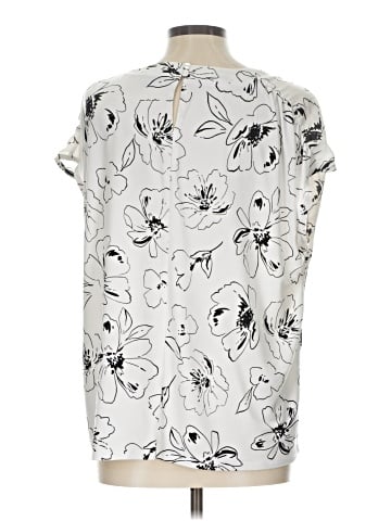 Ann Taylor Factory Short Sleeve Blouse (view 2)