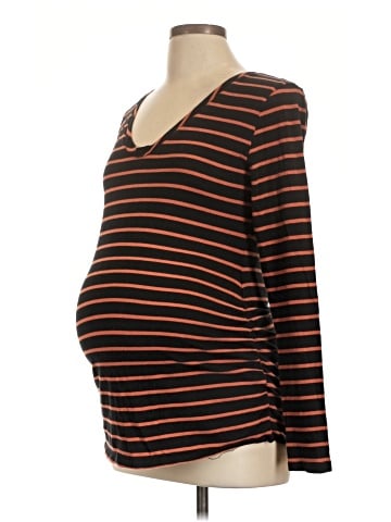 Isabel Maternity Long Sleeve Henley (view 1)