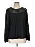 Bobeau 100% Polyester Black Long Sleeve Blouse Size L - photo 1