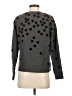 Boden 100% Cotton Polka Dots Gray Sweatshirt Size S - photo 2