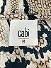 CAbi 100% Polyester Silver Long Sleeve Blouse Size M - photo 7