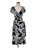 AB Studio Graphic Black Casual Dress Size S - photo 1