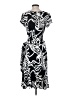 AB Studio Graphic Black Casual Dress Size S - photo 2