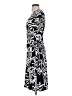 AB Studio Graphic Black Casual Dress Size S - photo 5