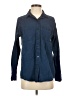 Old Navy 100% Cotton Blue Long Sleeve Button-Down Shirt Size S - photo 1
