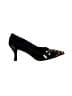 Stuart Weitzman Animal Print Black Heels Size 8 - photo 1