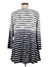 One World Gray 3/4 Sleeve Top Size M - photo 2