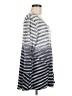 One World Gray 3/4 Sleeve Top Size M - photo 4