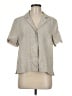Quince Gray Short Sleeve Blouse Size M - photo 1