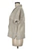Quince Gray Short Sleeve Blouse Size M - photo 5