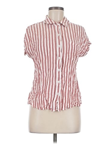 Cosmic Blue Love Short Sleeve Blouse (view 1)