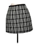 Ann Taylor LOFT 100% Polyester Houndstooth Black Formal Skirt Size 6 - photo 2