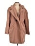 Lucky Brand 100% Polyester Brown Coat Size L - photo 1