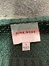 Pink Rose Green Pullover Sweater Size L - photo 7