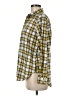 Frank & Eileen 100% Cotton Plaid Yellow Long Sleeve Button-Down Shirt Size M - photo 5