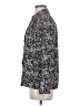 Topshop 100% Polyester Animal Print Black Long Sleeve Blouse Size 8 - photo 5