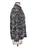 Topshop 100% Polyester Animal Print Black Long Sleeve Blouse Size 8 - photo 4