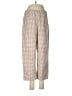 Coldwater Creek Checkered-gingham Tan Casual Pants Size 8 - photo 1